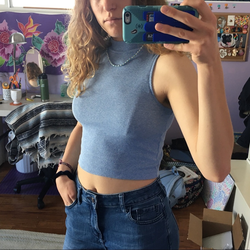 H&M Divided turtle neck tank top